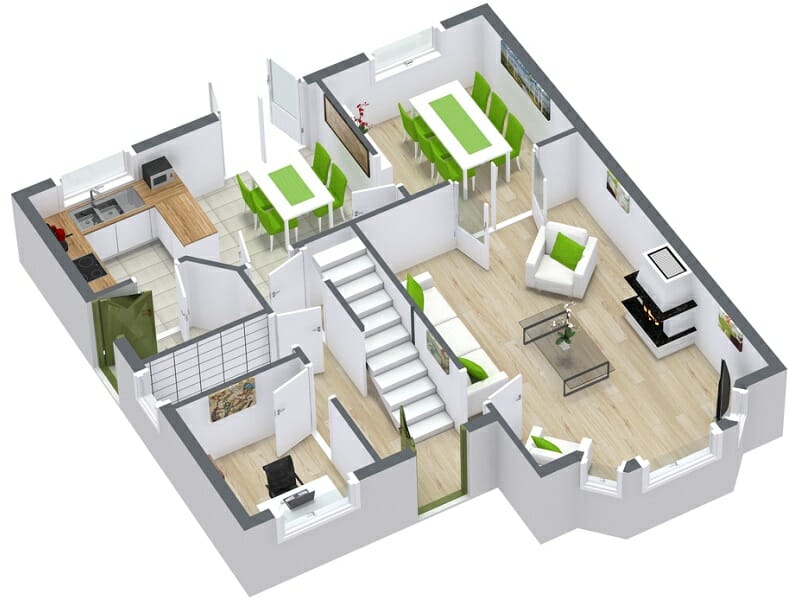 3d plan - MK Architects